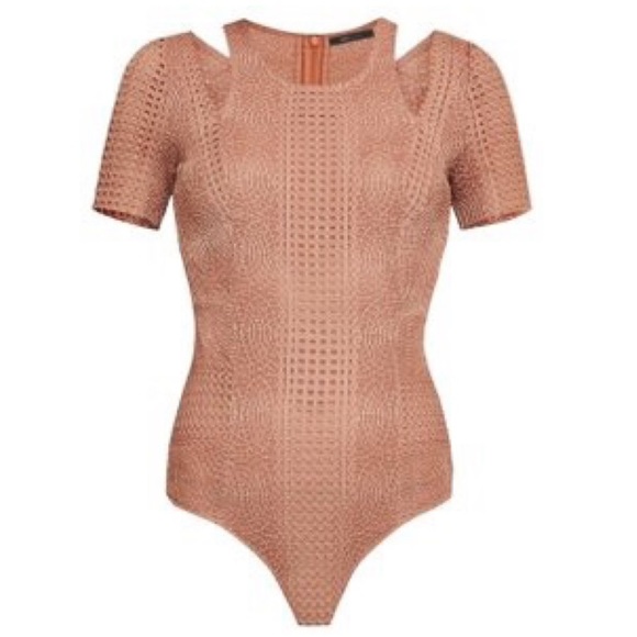 BCBC MaxAzria Gwenyth Bodysuit. NWT. Size Large - Picture 1 of 6